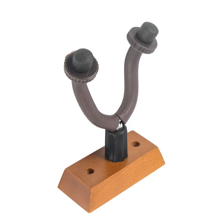 Firm Solid Wood Ukulele Hange Wooden Violin Guitar Hanger Guitar Wall Stand Mount Bracket Holder