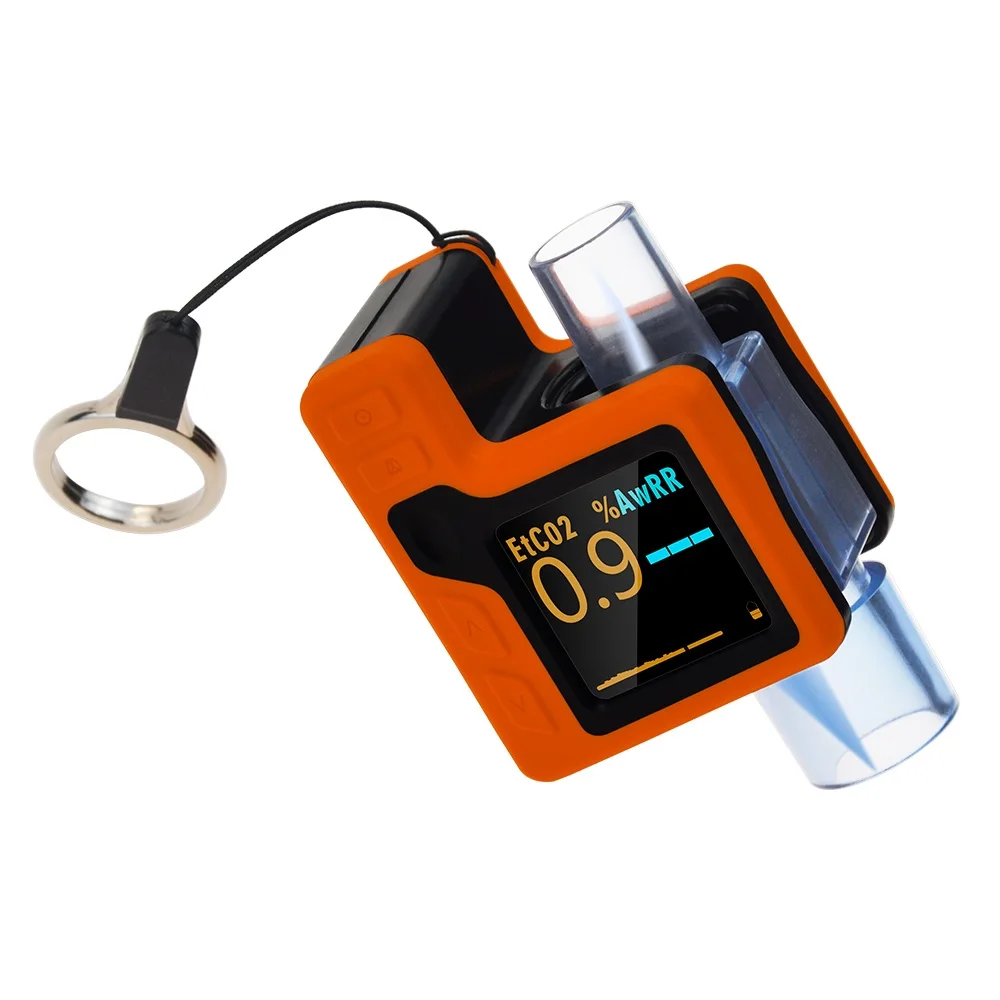 CE Medical Equipment Portable Capnograph etco2 monitor Capnography Adapter Hospital Ambulance Capnogragh ETCO2 Sensor