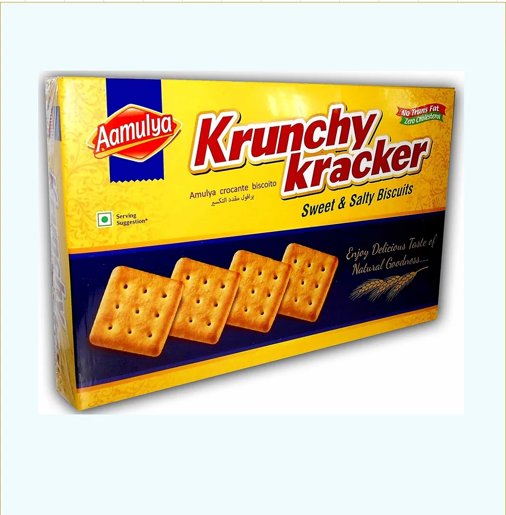 Sweet and Salt Crackers 250g Square Crunchy Crispy Cracker Salt Cracker Family pack Attractive Gifting Biscuits Krunchy Kracker