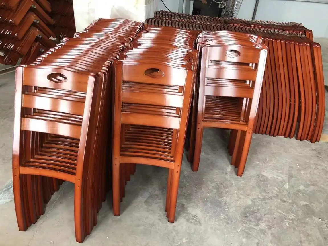 Factory Modern Dinner Table Set 6 Chairs Home Furniture Rubber wood Chair Solid Wood  House Round Rotating Dining Tables