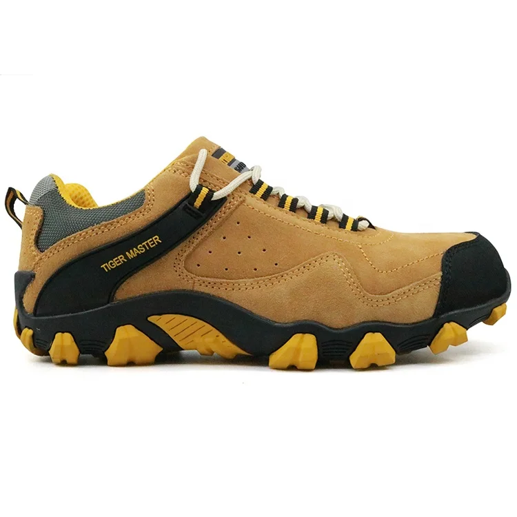 
CE approved steel toe cap fashionable suede leather oil acid resistant rubber sole sport safety shoes men work 