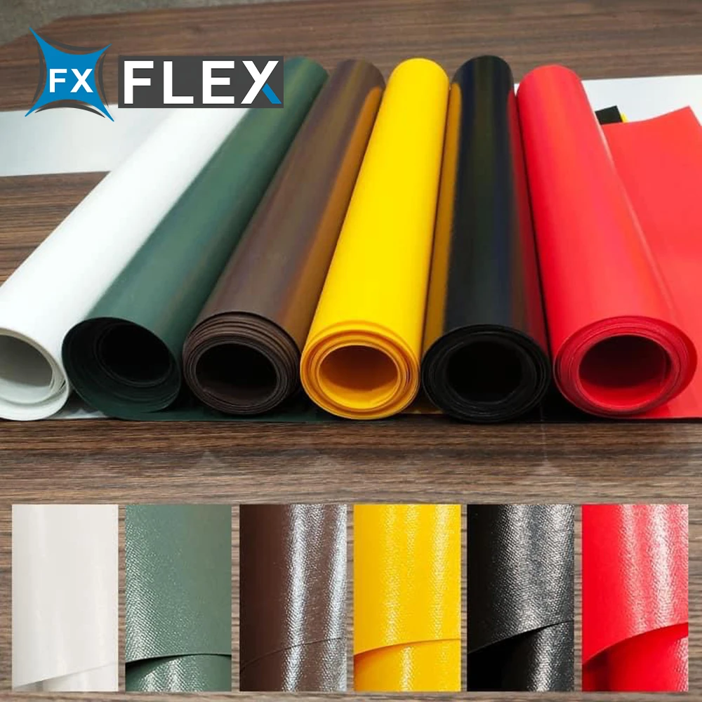 3P 6P 18oz Vinyl Coated Polyester Fabric Tarp Vinyl 22 oz Coated Heavy Duty Vinyl Tarpaulin Polyvinyl Chloride Tarpaulin