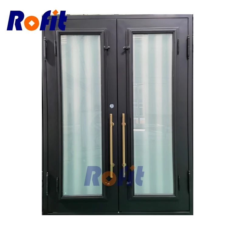 Professional manufacturing doors wrought iron seciroty gates Easy to install wrought iron entrance door awning