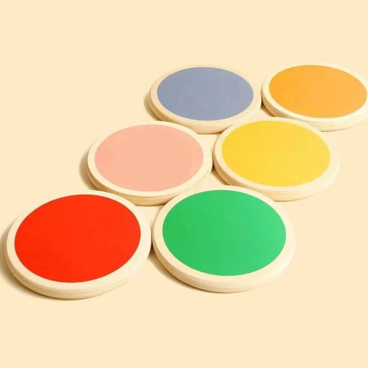 Factory price Montessori step stone Furniture toy Toddler activity gym Balance Beam Wooden stepping stones balance for Kids