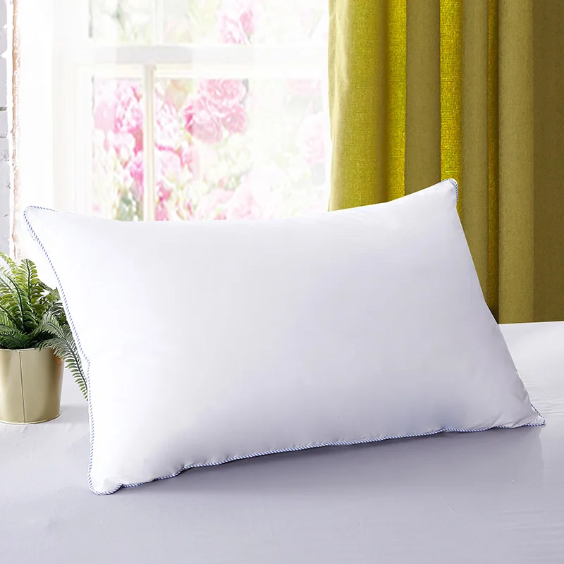Luxury pillows for bed Queen Size Hotel White Cotton Pillows Down Alternative