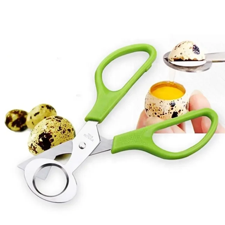 Stainless Steel Egg Scissors Egg Topper Cutter Shell Opener Durable Boiled Quail Egg Open Multifunction Creative Kitchen Tools