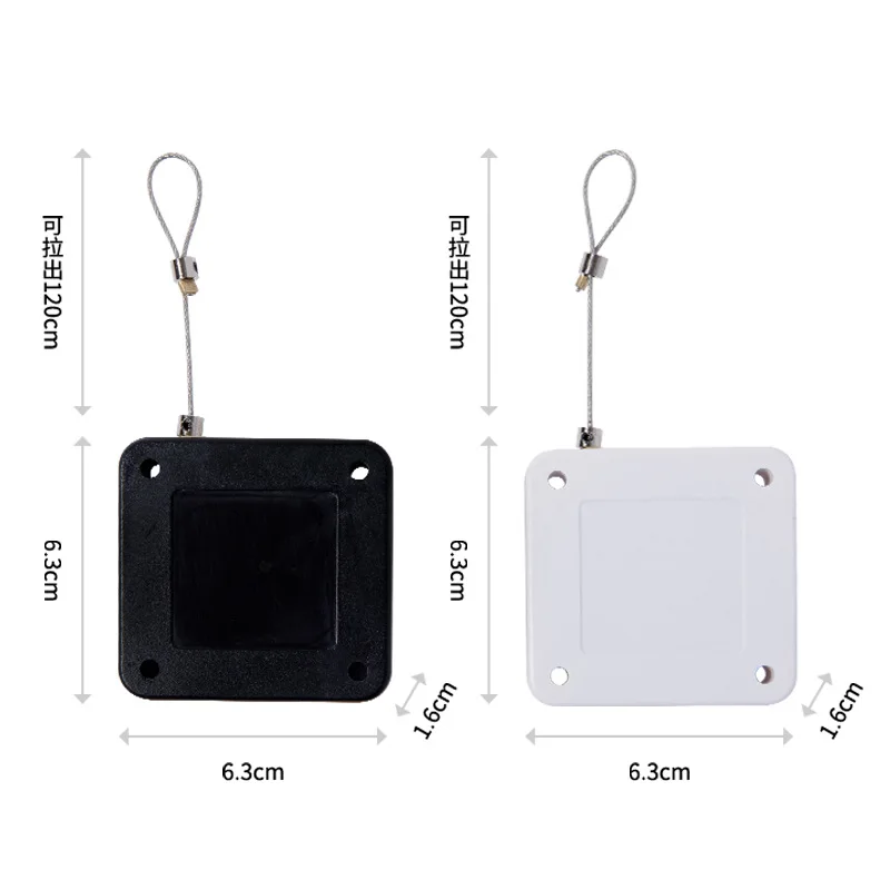 Hoone Punch-free Door Closer Household Hydraulic Buffer Device Sliding Door Closing Drawstring Mute Automatic Door Closer