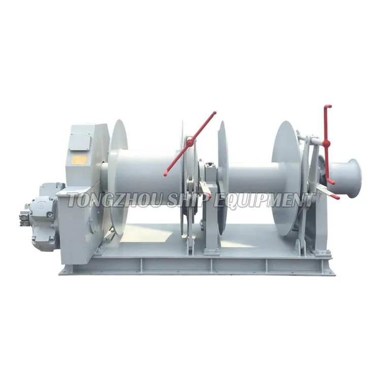 35 Ton Marine Hydraulic Electric Anchor Windlass Double Drum Marine Winch For Ship