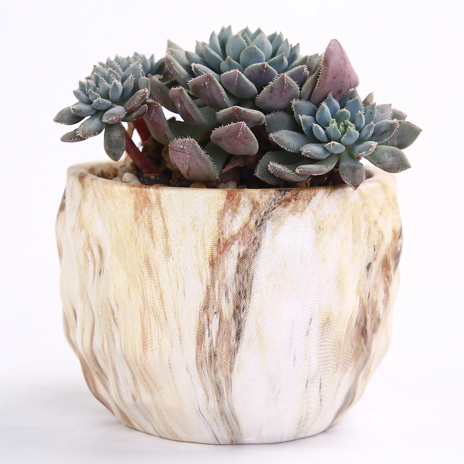 New Product Garden Ceramic Succulent Pots All Season Unique Shape Flowerpot Home Garden Plan Hallway Flower Pots Planters