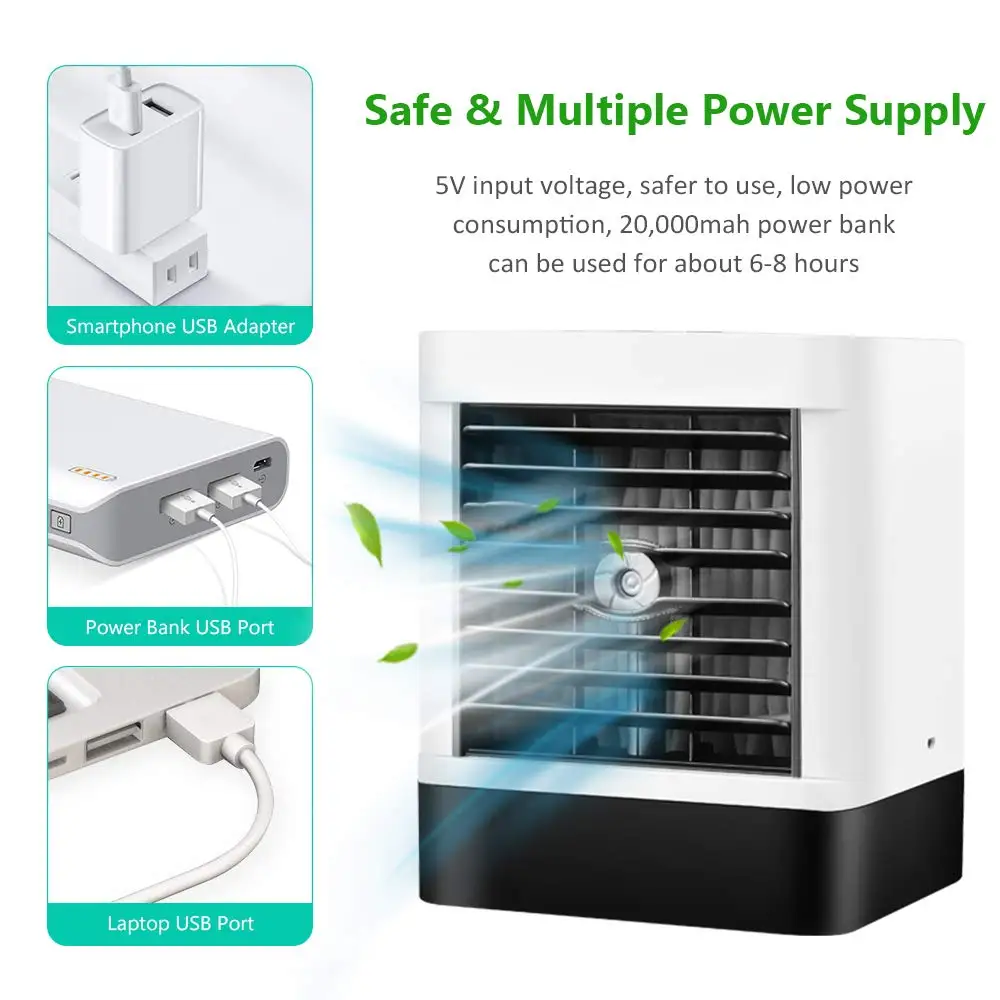 2020 new mini air cooler desktop room portable air conditioner for home office