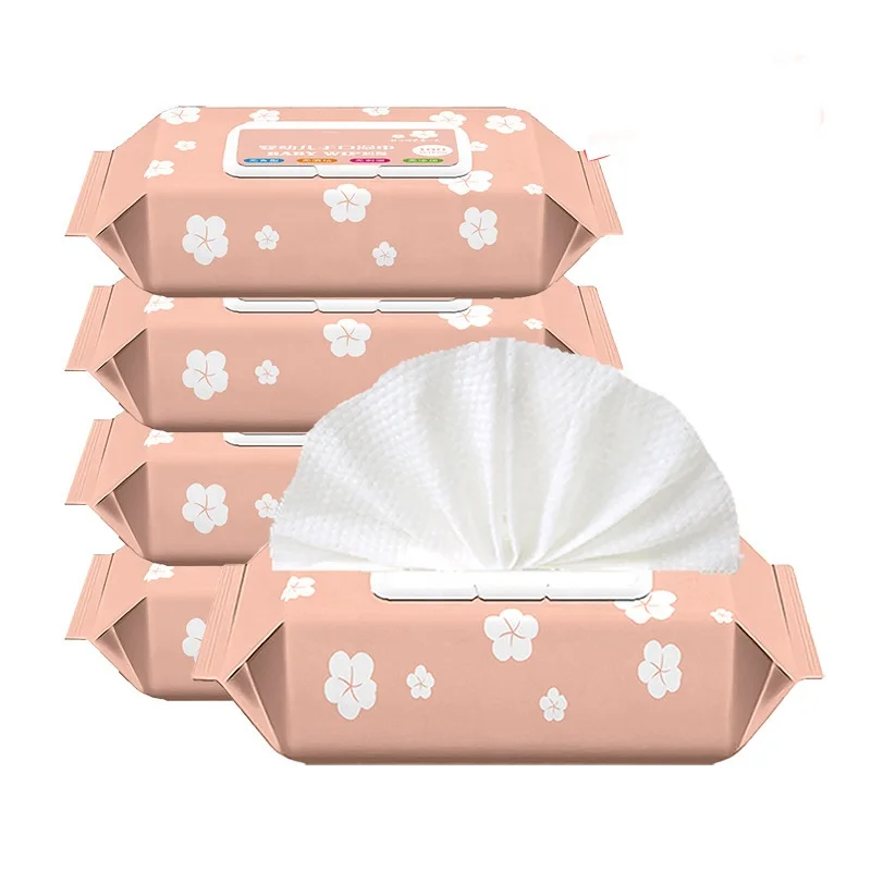 High Quality Customization Free Sample Standard Thick Adequate water Skin-friendly Clean Hand-Mouth Cotton Wet Wipes