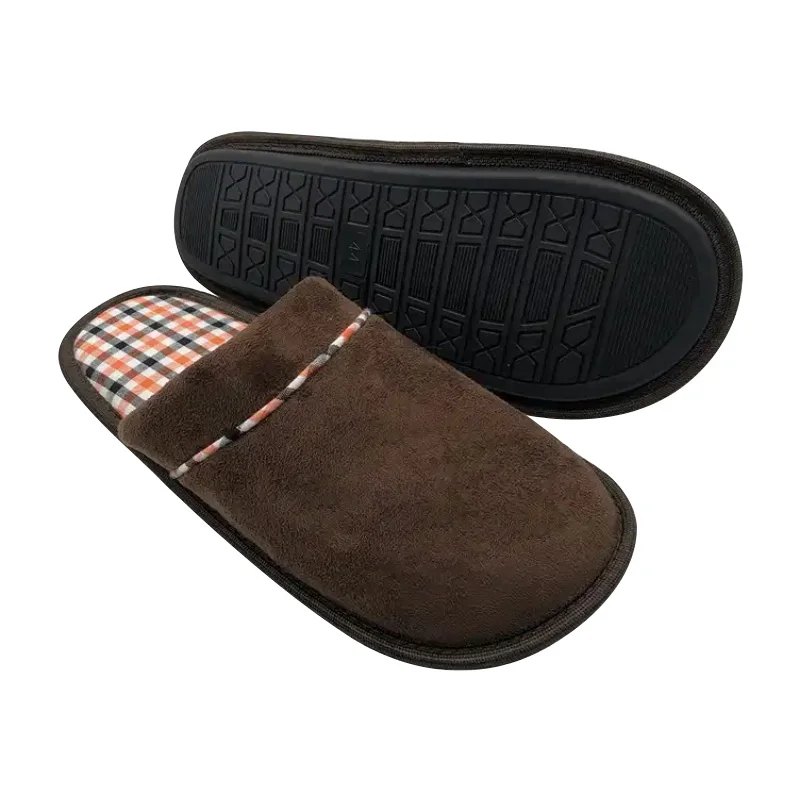 Wholesale Comfortable House Slippers for Women Men Full Toe Slip on Warm Slides with Memory Foam for Bedroom Indoor Slippers