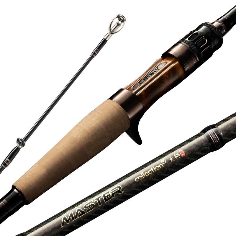 CRONY New Arrivals Ultralight Carbon Fiber 2 Section 2.16m Spinning Rod and Casting Rod