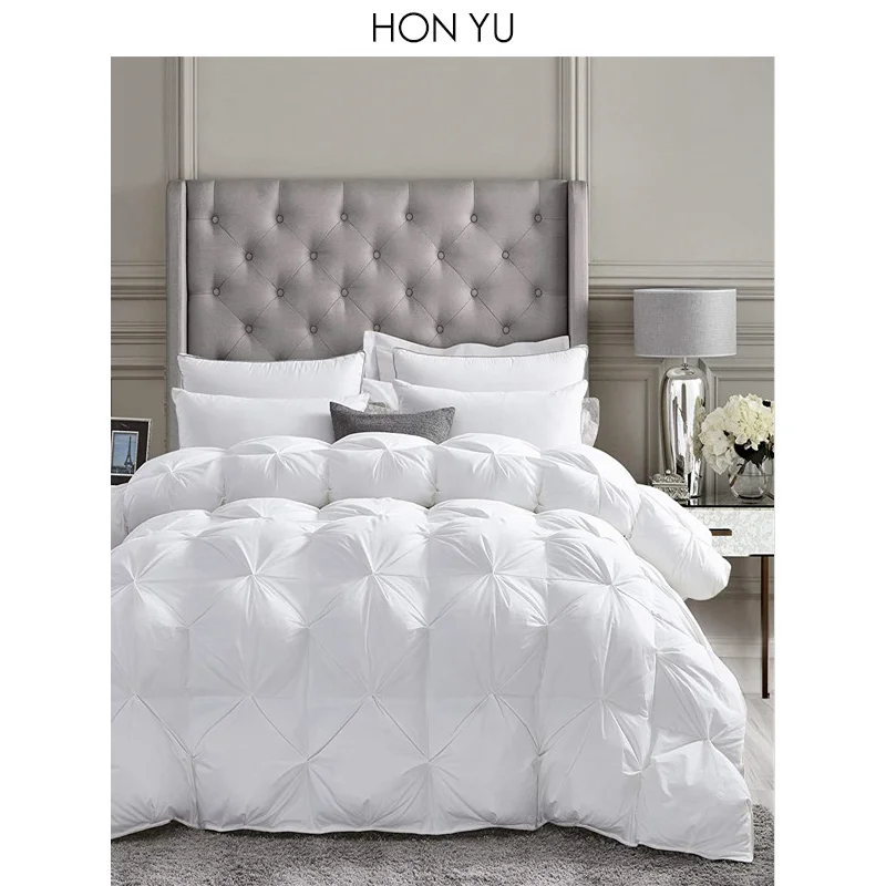 ZC073 New Design Competitive Price Warming Luxury Hungarian Goose Down 100% Nature Black Queen Duvet InnerFactory From China