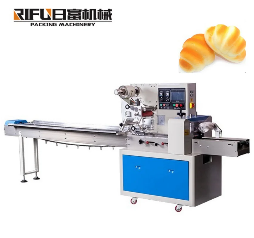 low cost factory price high speed automatic flow pack horizontal food pillow packing machine for food shop