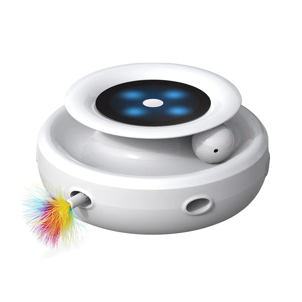  Cheap Oem Producer Cat Smart Toy Ball Thrower Training Pet Interactive Launcher Toys
