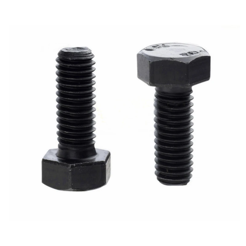 black 1.5 pitch factory price astm a193 grade b7 hex bolt B7 M22 x95