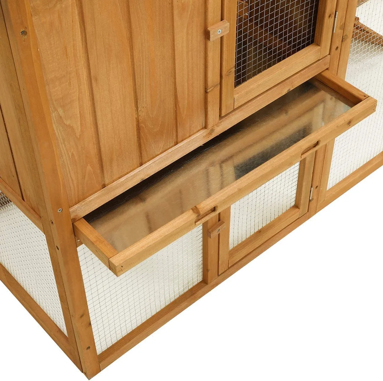New Outdoor Rainproof Wooden Chicken and Rabbit Cages
