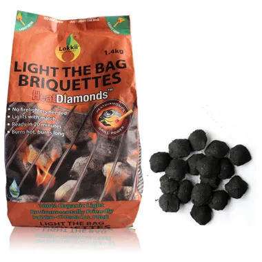 Eco - Friendly BBQ  Hardwood Sawdust Briquette Charcoal bag - Vietnam bbq grill charcoal bag  at cheap price