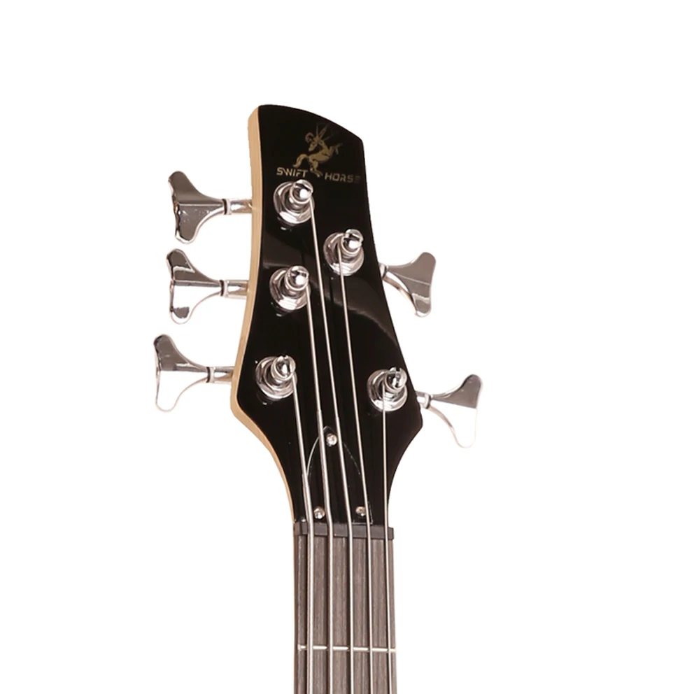 Wholesale OEM Bass Guitar 5 Strings Accept Custom Logo High Quality Cheap Electric Bass Musical Instruments