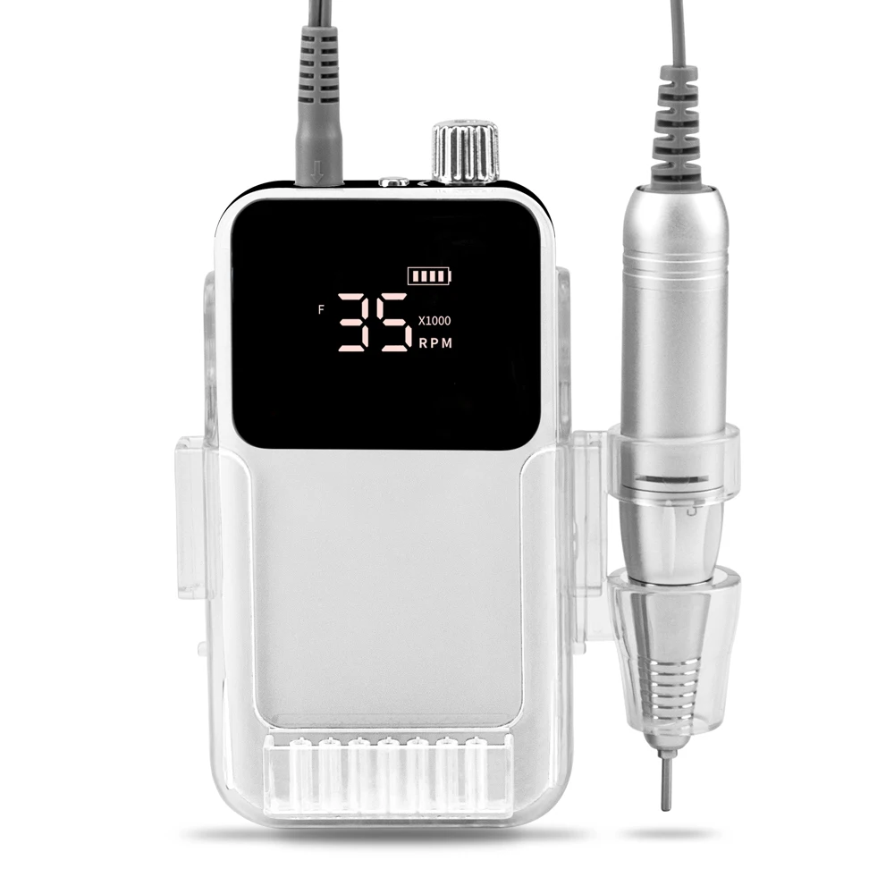 Portable Nail Machine Manicure Pedicure Electric Nail Drill Machines Latest Type Electric Nail Drill 35000RPM
