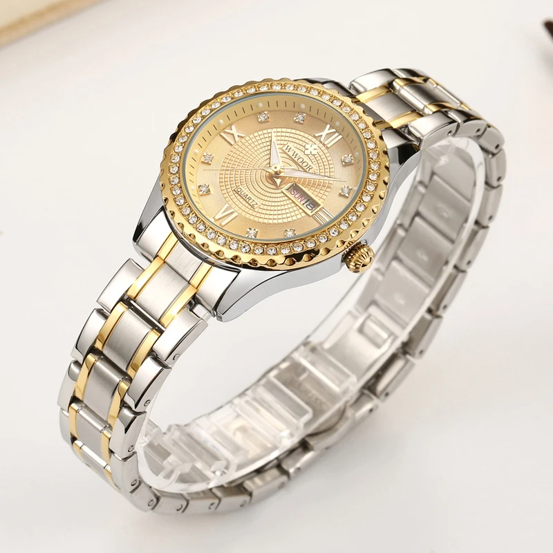 New Arrival WWOOR Private Label Ladies Diamond Watches Popular Business Dress Womens High Quality Stainless Steel Logo Watches