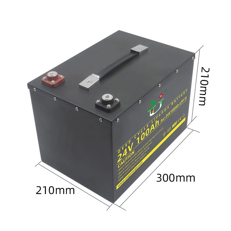 Manufacturer Sale Customized 24V LiFePo4 Prismatic cell 24V 100Ah 120Ah Lithium Iron Phosphate Battery for EV/Yacht
