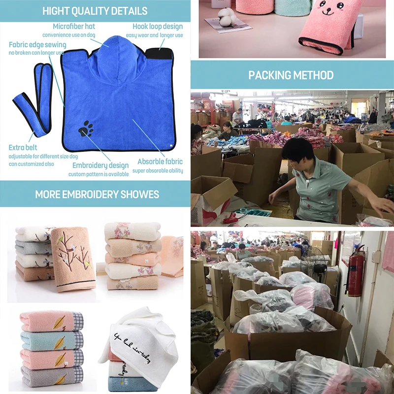 COLLABOR English Spring Spaniel Pet Head Towel Custom Printed Paw Print Sublimation Pet Towel