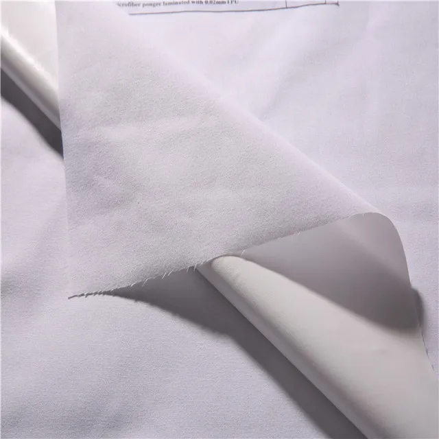 
Breathable Waterproof Fabric 100% Polyester Pongee fabric With 0.02mm TPU 