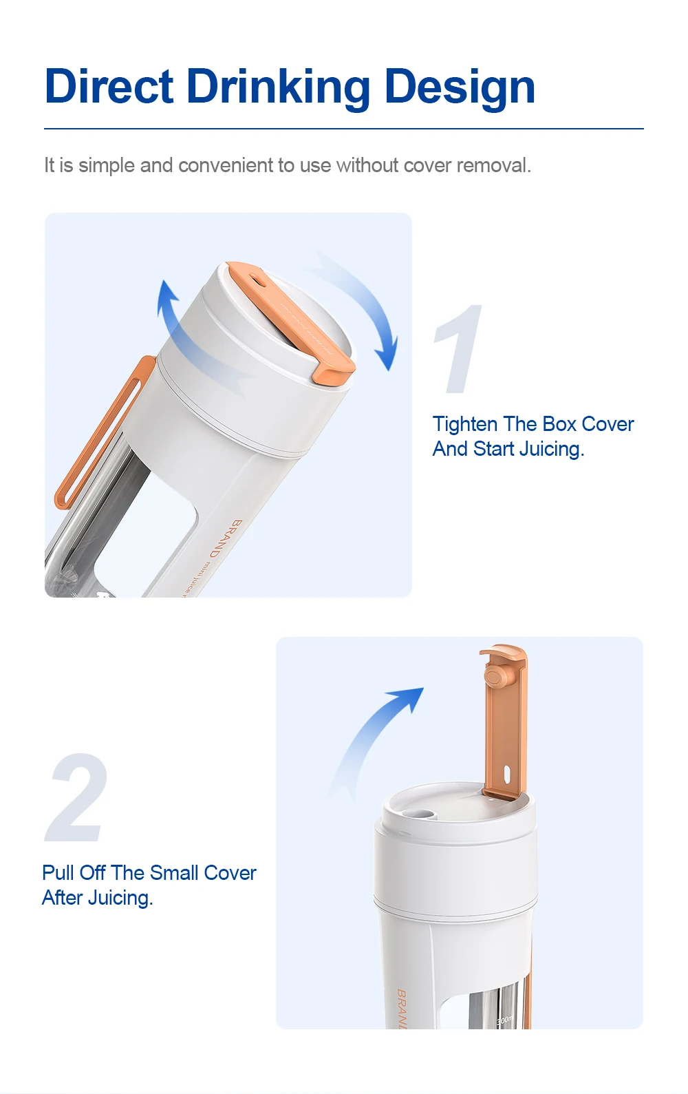 best-selling portable juicer blender USB charging automatic blender juicer/mini juicer blender