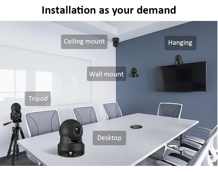 JJTS eos conference Auto focus12X sdi ptz camera sdi ptz broadcast video conference system ptz 4k camera