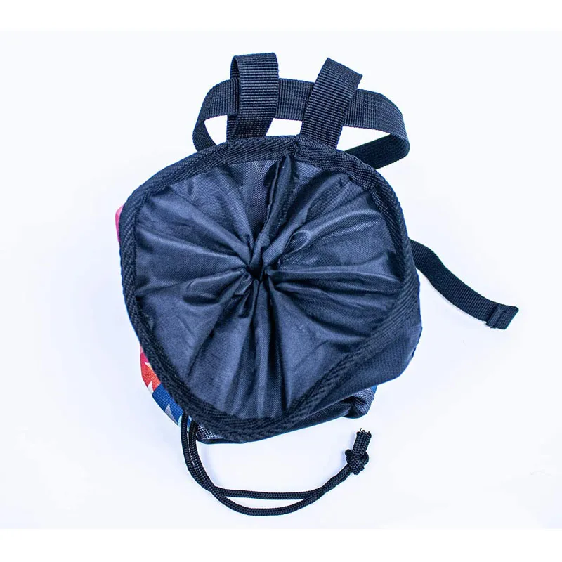 Large Wide Opening Cartoon Chalk Bag Bouldering Chalk Bag Bucket with Adjustable Belt Drawstring Climbing Chalk Bag for Lifting