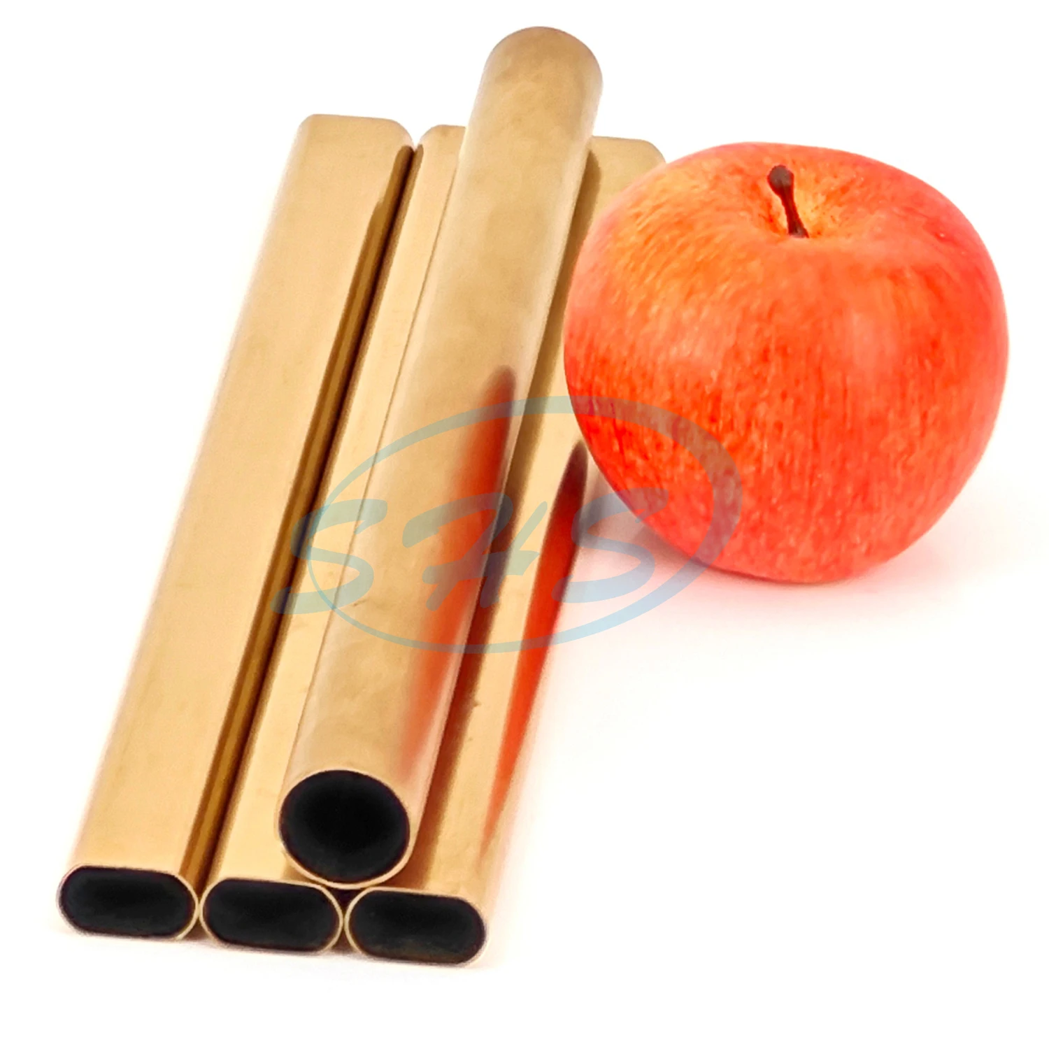 Rose golden stainless tube 201 304 316L satin or mirror polishing with PVD plated colour stainless pipe for interior decoration