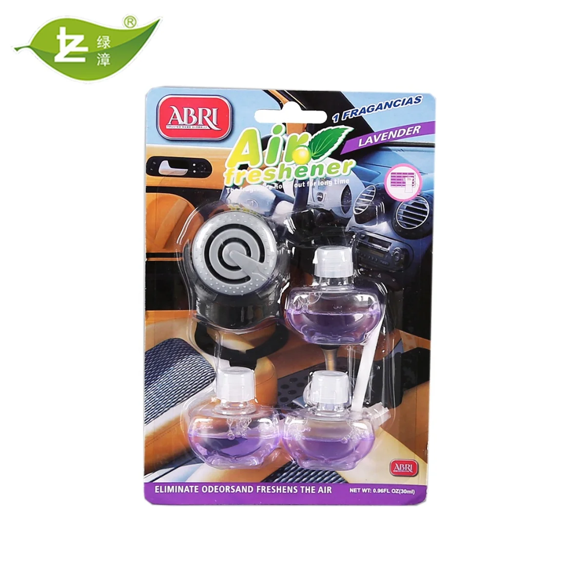 manufacturers 3Pcs In 1 Set Liquid car vent air freshener