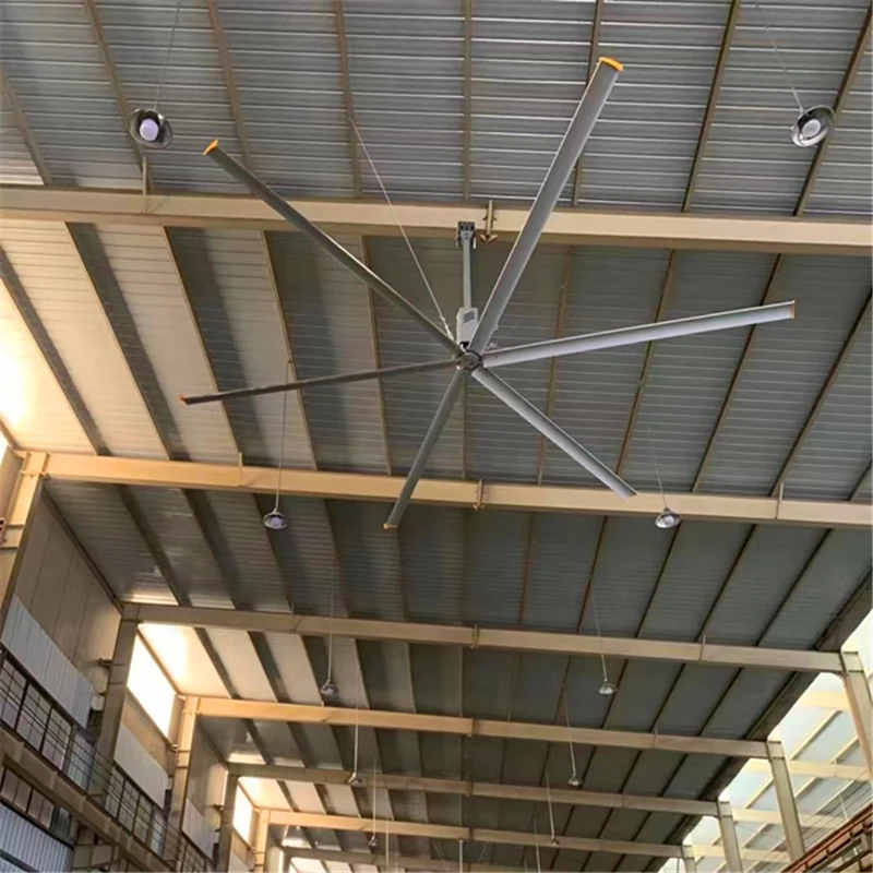 AWF66 AC Electric Low Power Ceiling Big HVLS Industrial Fan
