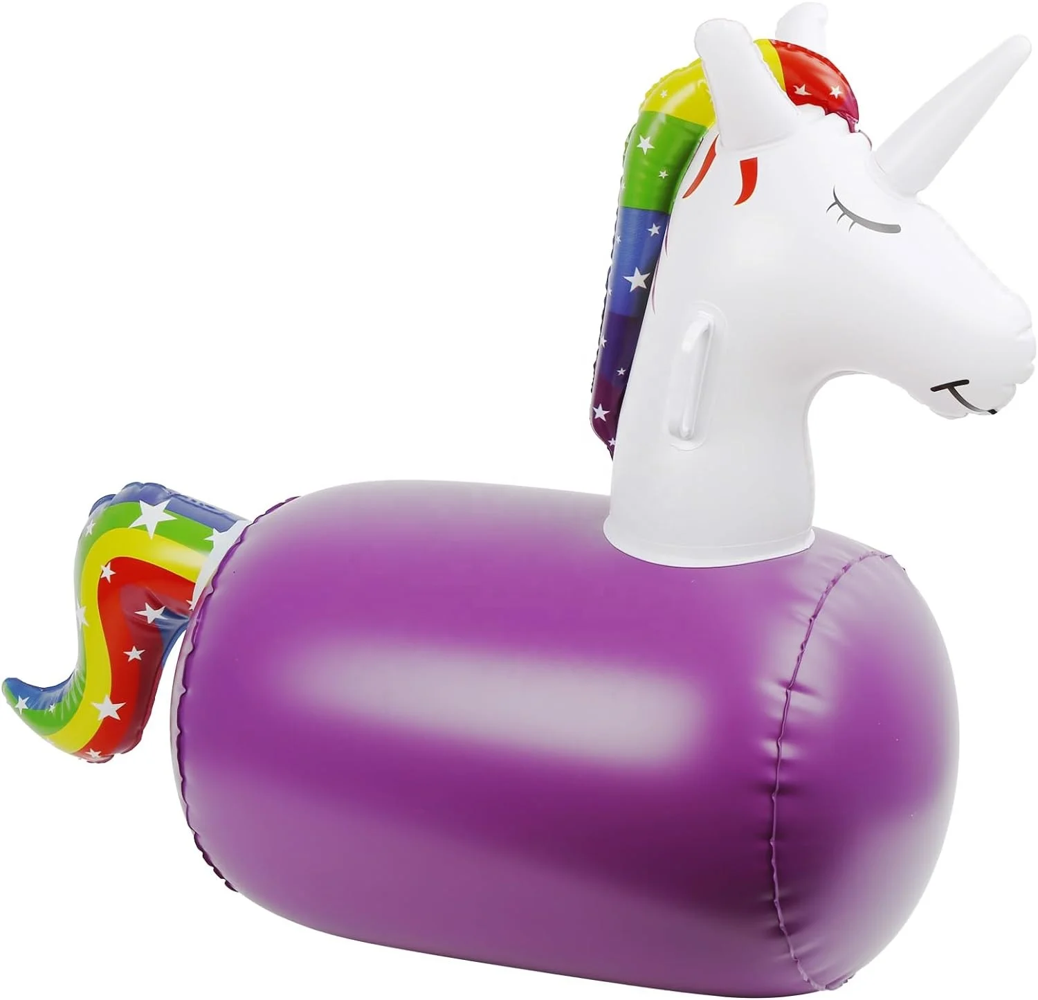 LC Kids Unicorn and  Dino Hopping Toys Inflatable Jumping Ride on Bouncer Hopper Horse Inflatable Bouncing Ride-on