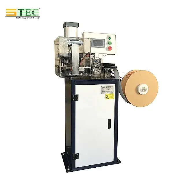 STEC 200w Automatic Fabric  Vane Cut Punch Crease Vertical Blind Machine For 89mm 100mm 127mm