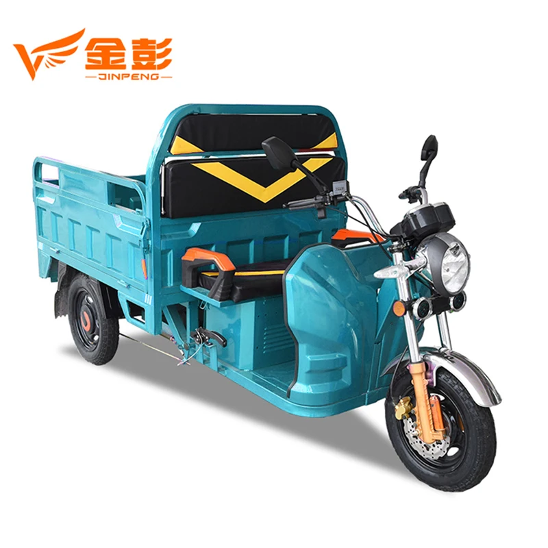 JINPENG High Quality Powerful for Passenger Cargo Agricultural use with Lead-acid Or Lithium Battery Electric 3 wheels Tuk Tuk T