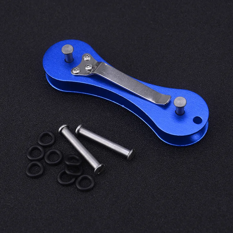 New Upgrade Compact Smart Key Holders Keychain Organizer with Key Ring Attachment for Key Chain EDC Accessories Fathers Day Gift