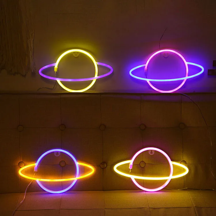 Wholesale Christmas Toys Tree Wedding Bedroom Shimmer Wall Backdrop Pipe And Drape Led Neon Sign Light