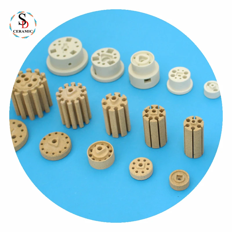 Производитель Огнеупорных промышленных труб с высокой термостойкостью и несколькими отверстиями, керамические трубы из кордиерита