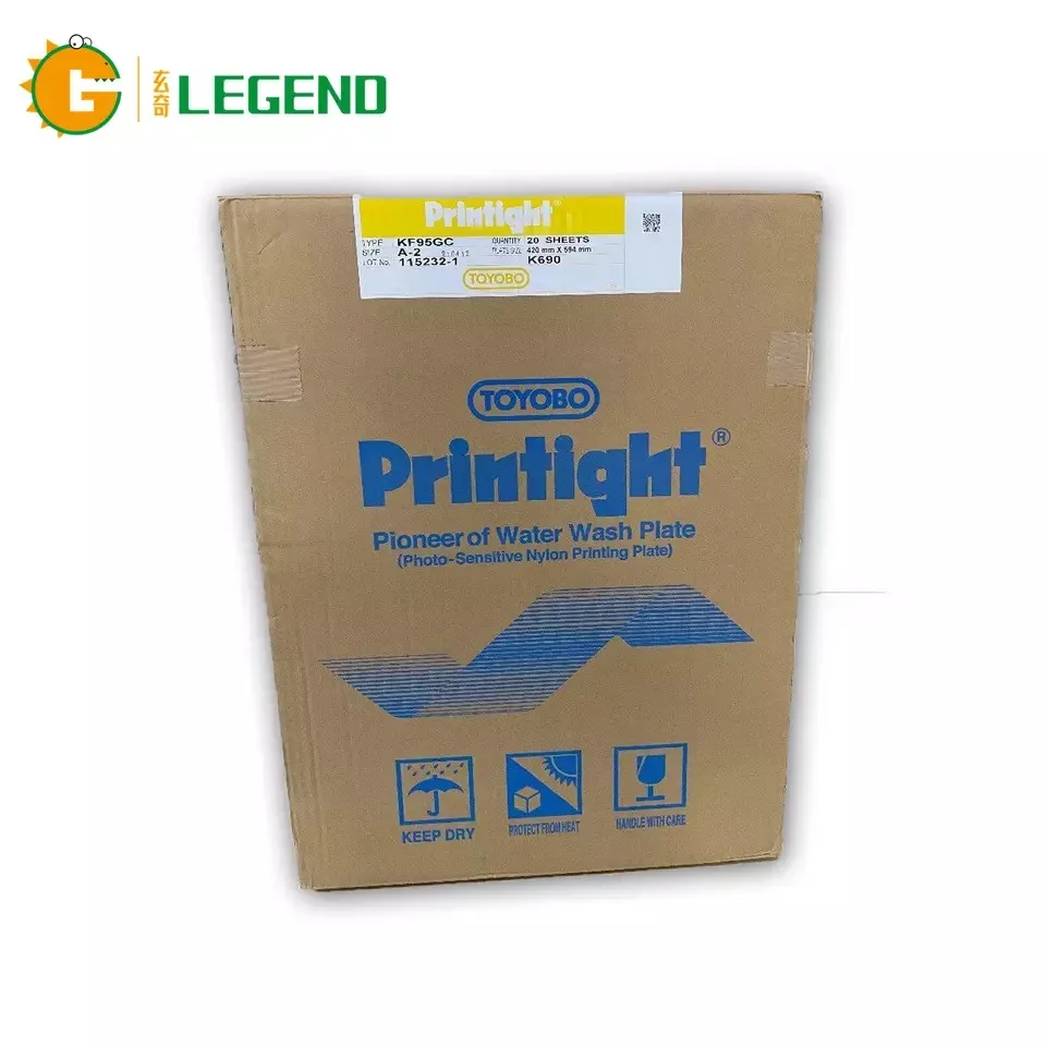GDLEGEND TOYOBO Flexo polymer printight photo sensitive KF95GC A2 420 x 594mm Nylon printing plate