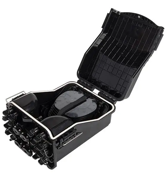 water proof  black Fiber optic distribution box  preconnected 16core 16 hilos negro cajas nap preconectorizados 1x16