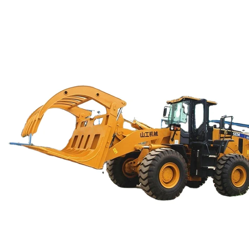 
Forest grapple front end loader attachment log wood grapple supplier 
