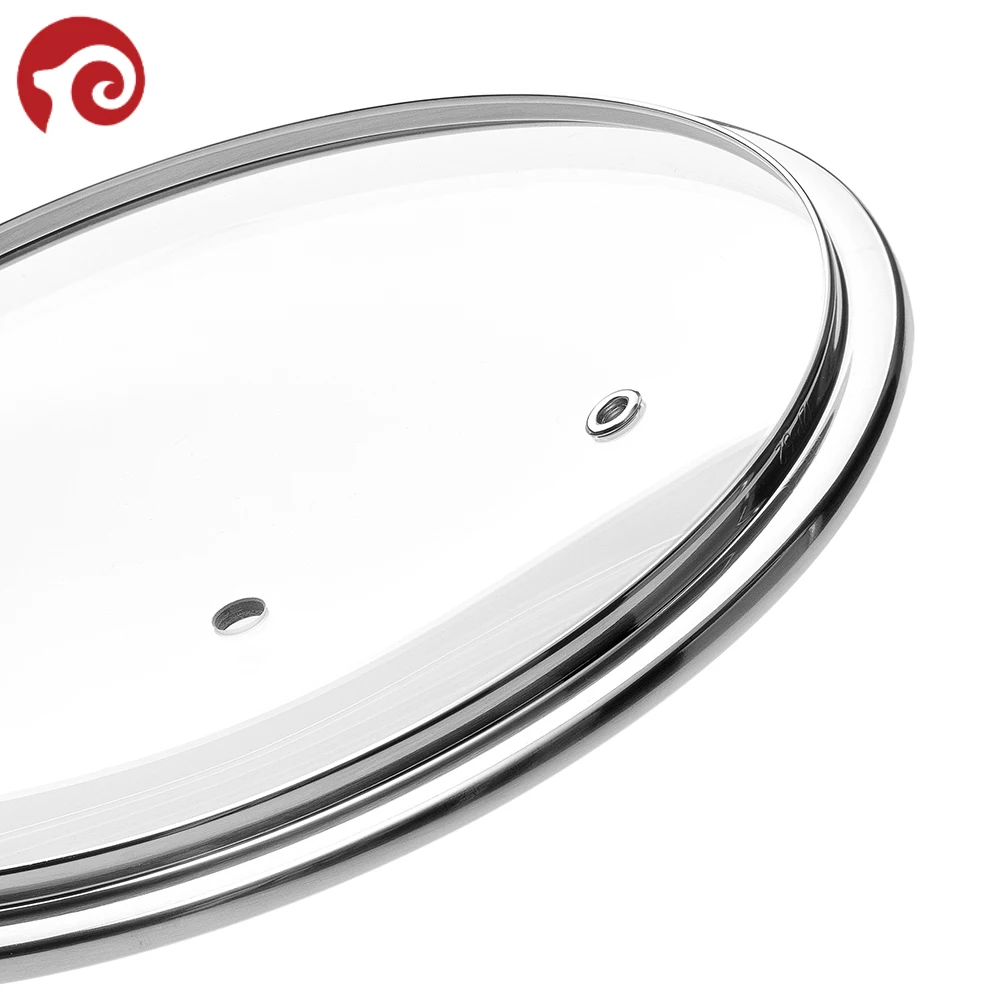 Cookware Set White Fry Pan Cover Pan Pot Lid for Pan  Cooking