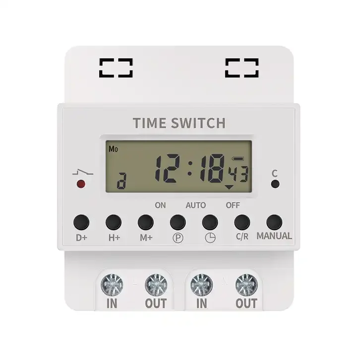 220V Waterproof Programmable 28 Group Timing switch Controller Auto Time Control Switch With key Lock For Fan Timing