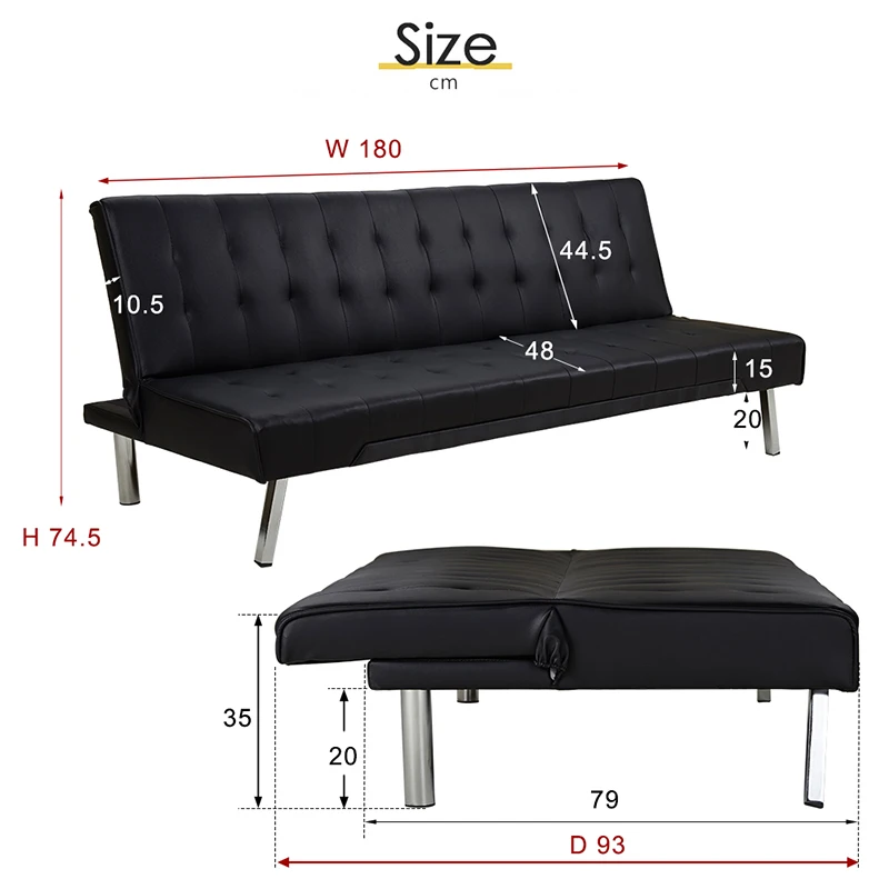 
Manufacturers provide modern style good quality sofa bed for living room 