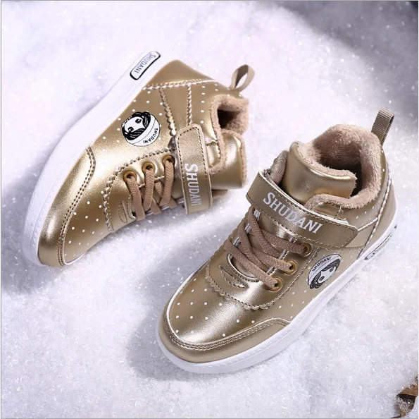 SUNTOP footwear sapatos Winter 2019 high quality cute children high top casual shoes wholesale cheap warm casual shoes