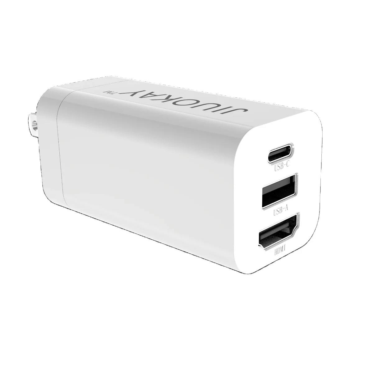 PD 45W Multi Function 3-in-1 Power Adapter With Three ports type-c HDMI port USB-A Gaming Usage