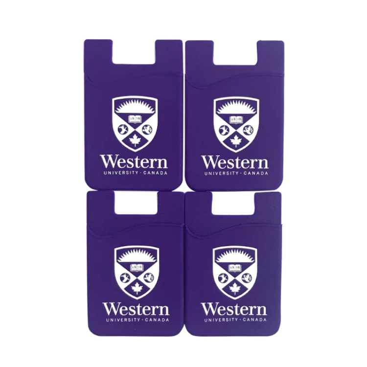 High Quality Silicone Mobile Cell Phone Card Holder Adhesive Pocket